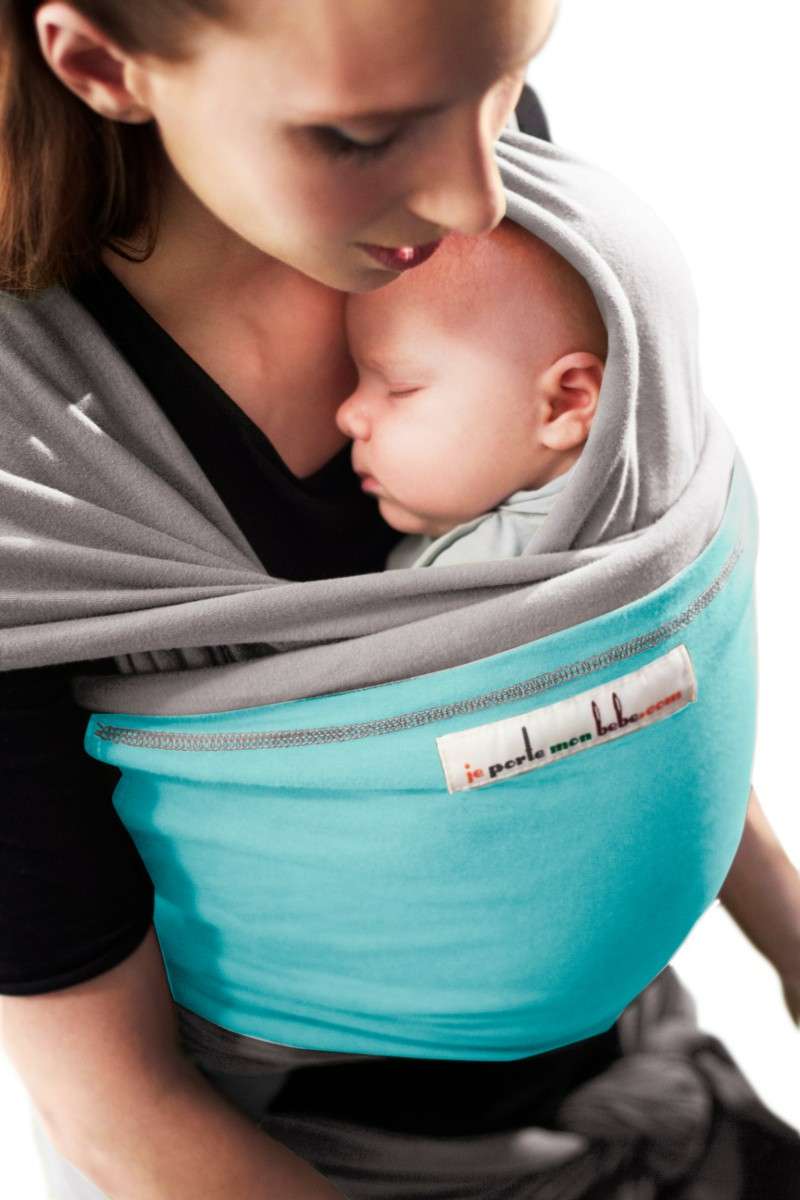 Écharpe JPMBB LOriginale - GRIS CLAIR - TURQUOISE