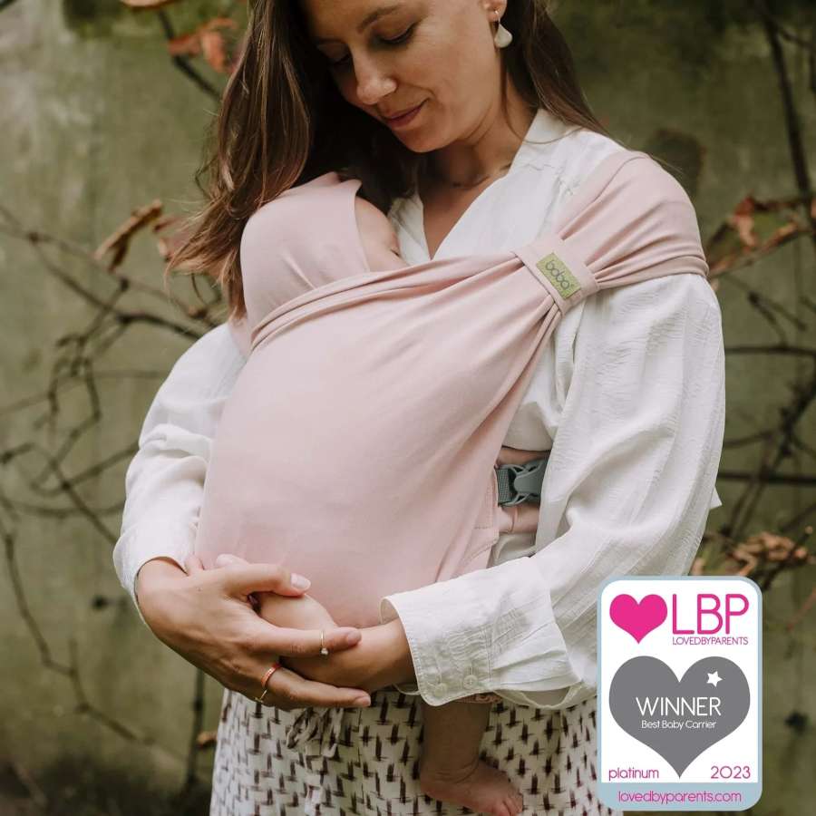 boba bliss porte bébé naissance - bloom pink 2