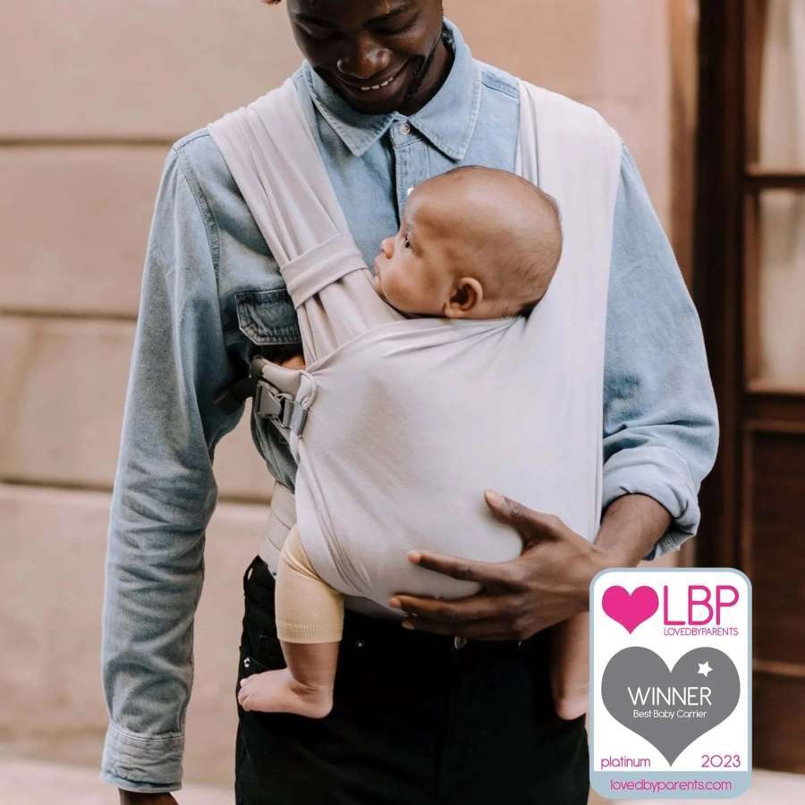 Boba Bliss gris - porte bébé naissance 6