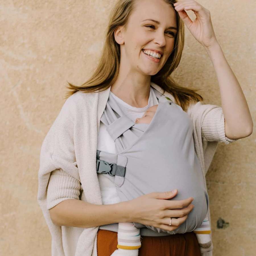 Boba Bliss gris - porte bébé naissance 5