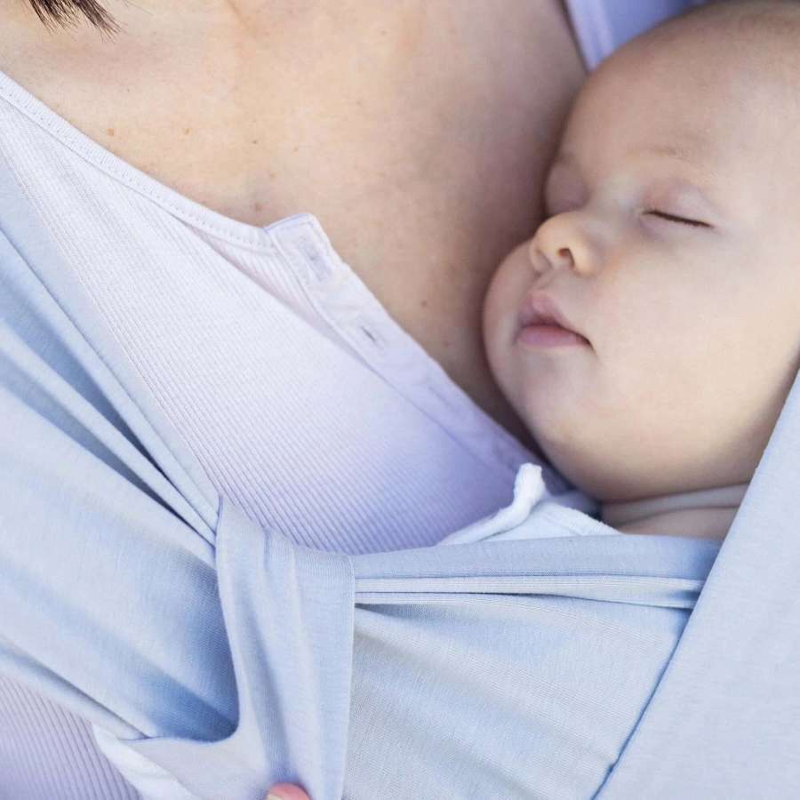 Boba Bliss gris - porte bébé naissance 9