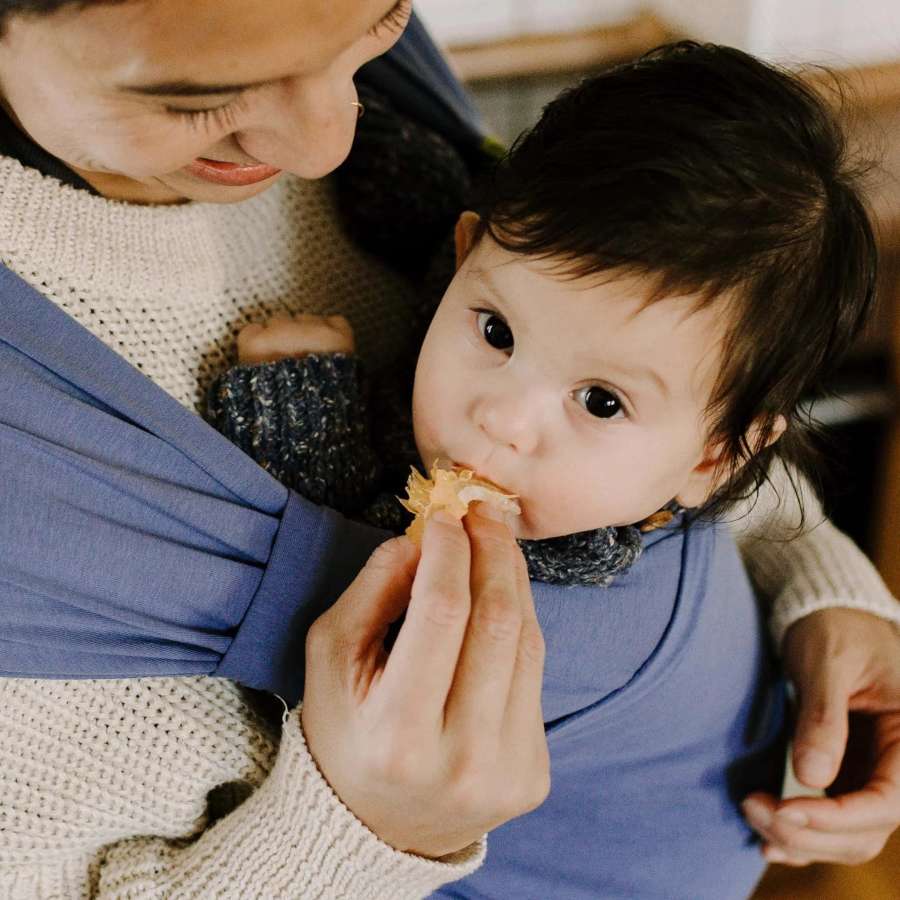 Boba Bliss Vintage Navy  - porte-bébé naissance 8