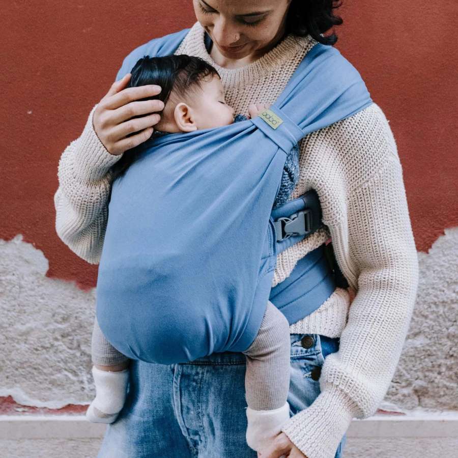 Boba Bliss Vintage Navy  - porte-bébé naissance 6