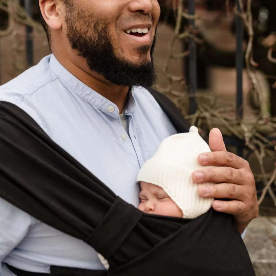 Boba Bliss noir - porte bébé naissance 3