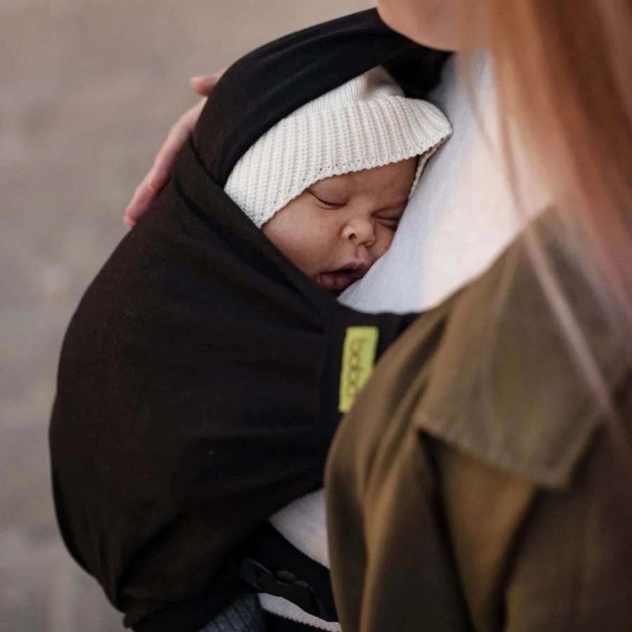 Boba Bliss noir - porte bébé naissance 4
