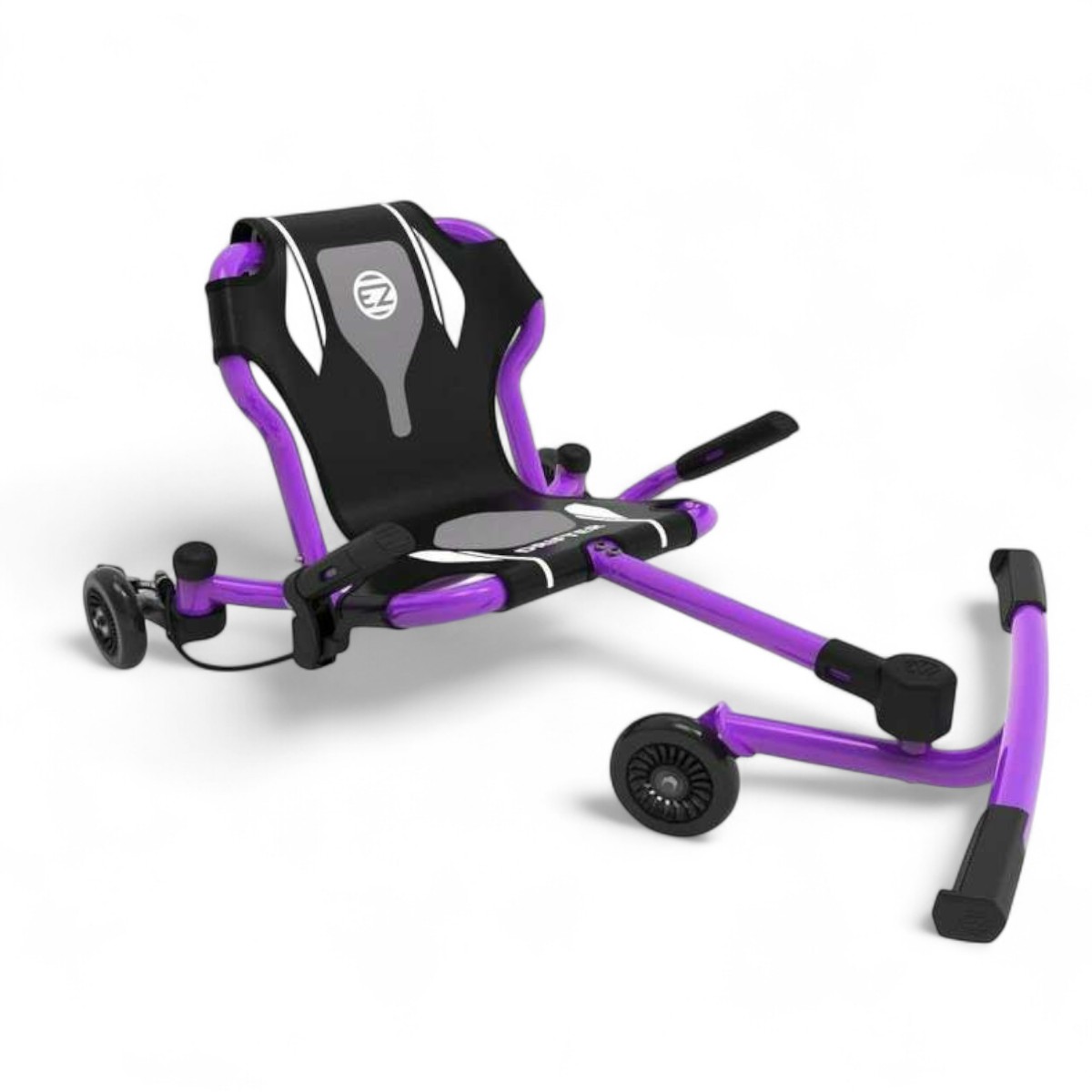 Kart Ezyroller Drifter X violet présenté de face.