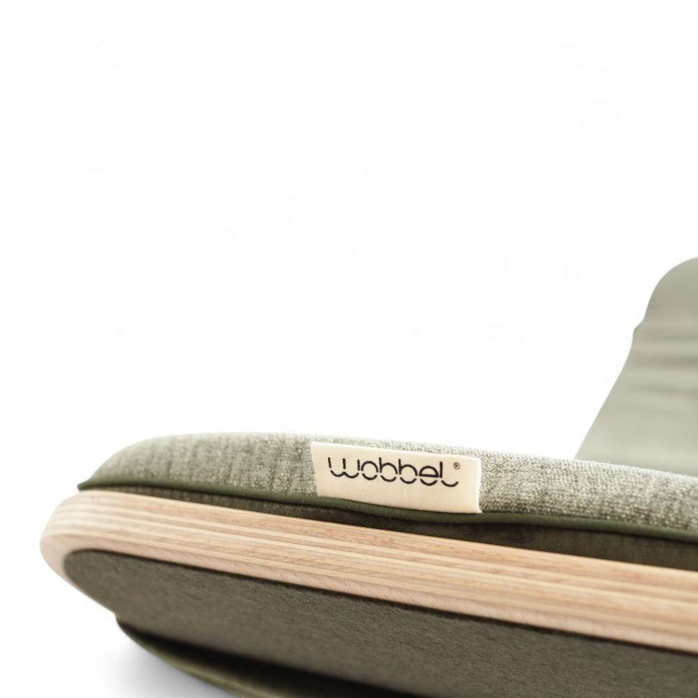 Zoom sur le bord du matelas Wobbel Deck Original Aventurine