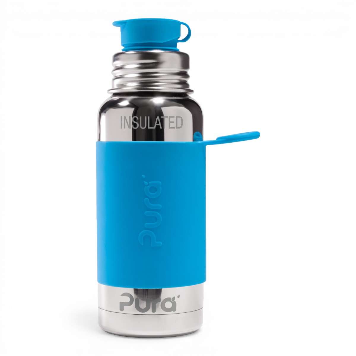 gourde pura Isotherme  475ml - bleu