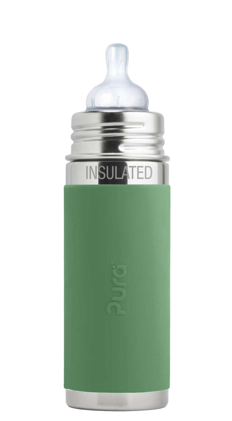 biberon-inox-isotherme-pura-moss-260ml-i9ncs