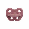 sucette bébé Hevea Planet ronde - 3 - 36  mois - caoutchouc naturel - rose wood