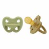 Lot de 2 Tétines Hevea planet rondes 3-36 mois caoutchouc naturel hunter_green_3-36_round_olive 02
