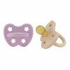 Lot de 2 Tétines Hevea planet rondes 3-36 mois caoutchouc naturel Light-orchid_Sandy-nude_3-36mth_5710087440716_1