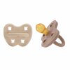 Lot de 2 Tétines Hevea planet rondes 3-36 mois caoutchouc naturel SandandTanBeige_3to36M_twoPack2