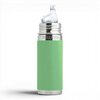 Biberon Isotherme Évolutif Pura Kiki 260 ml – Acier Inoxydable et Bec Silicone - vert