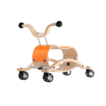 Trotteur Wishbone Mini Flip - Base de course orange