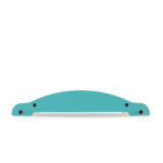 Wishbone - base mini flip bleu - aqua