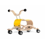 Wishbone Mini Flip Deluxe - jaune - base course
