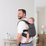 babylonia flexia Anthracite - porte bébé - portage dos