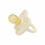 sucette Hevea Planet ronde - 0-3 mois - caoutchouc naturel - milky white
