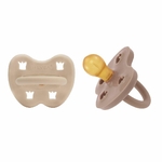 Lot de 2 Tétines Hevea planet rondes 3-36 mois caoutchouc naturel SandandTanBeige_3to36M_twoPack2