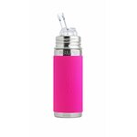 gourde paille isotherme 260ml - rose