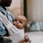 Boba Bliss gris - porte bébé naissance7