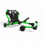 Ezyroller Classic X vert, kart sans pédales pour enfants, design sportif avec châssis acier et siège ergonomique.