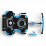 vue-de-dessus-de-l-ezyroller-pro-x-bleu-avec-extension-de-cadre-et-outils-de-montage