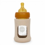biberon-en-verre-borosilicate-hevea-col-large-150-ml-avec-manchon-caoutchouc-naturel-sand