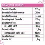 tableau-des-dosages-pour-3-gelules-alchemille-framboisier-gingembre-camomille-griffonia-achillee-fenouil-vitamine-b6