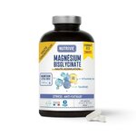 Flacon Magnésium Bisglycinate Nutrivie 240 gélules, format éco 2 mois, 60 jours de cure, packshot fond blanc (2)