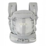 PhysioCarrier 2 Grey Love Radius avec fenêtre respirante ouverte