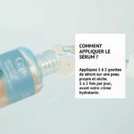 Conseils d’utilisation du sérum éclat hydratant Cap Hydra  appliquer 1 à 2 gouttes matin et soir sur peau propre et sèche, avant la crème