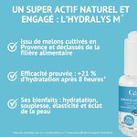 Sérum hydratant Cap Hydra certifié bio  formule clean et durable, 98 % naturelle, vegan, Ecocert Cosmos Organic, fabriqué en France.