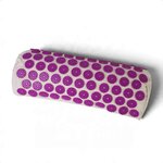 Coussin d’acupression Climsom Zen à picots violets, housse en coton bio écru