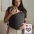 boba bliss porte bébé naissance - charcoal 2