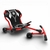 vue-arriere-du-ezyroller-pro-x-rouge-siege-toile-renforcee-et-cadre-acier