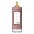 Biberon en verre borosilicaté Hevea 250 ml RoseWood avec tétine, bouchon et manchon en caoutchouc naturel