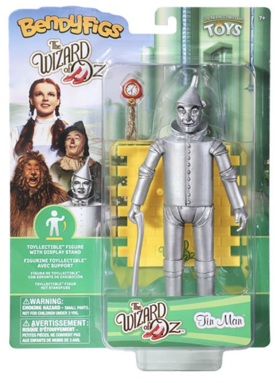 Le Magicien d'Oz - Bendyfigs : Figurine Homme de fer-blanc