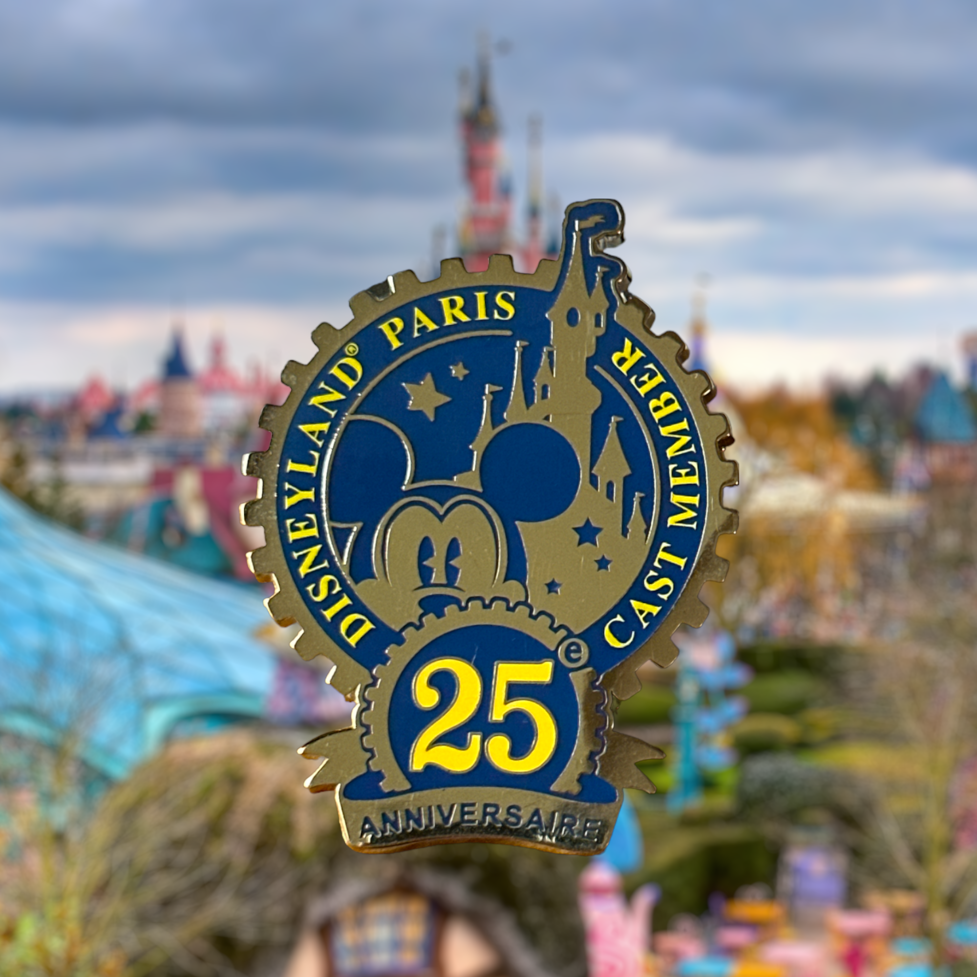 Disney - Mickey Mouse : Pin’s Disneyland Paris 25th anniversary EL