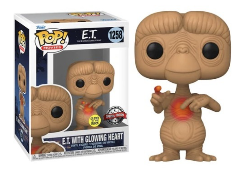 E.T L'extraterrestre  - Bobble Head Funko Pop N°1258 : E.T with glowing heart