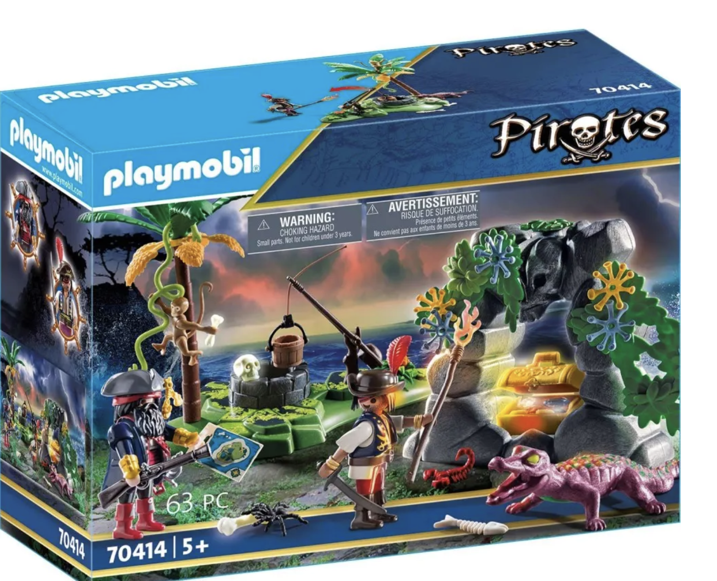 Playmobil - Figurines repaire du trésor des pirates