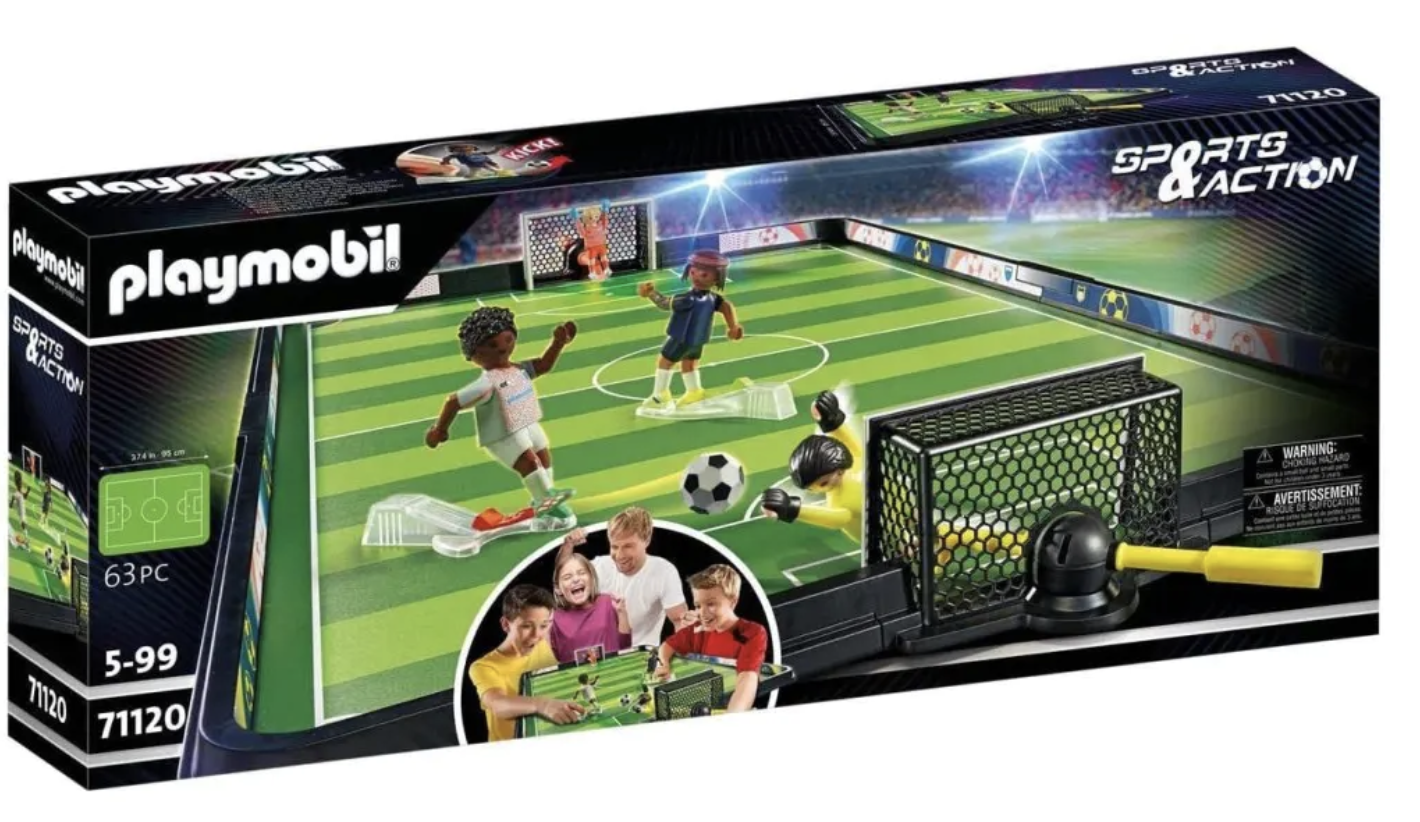 Playmobil - Figurines : Terrain de football