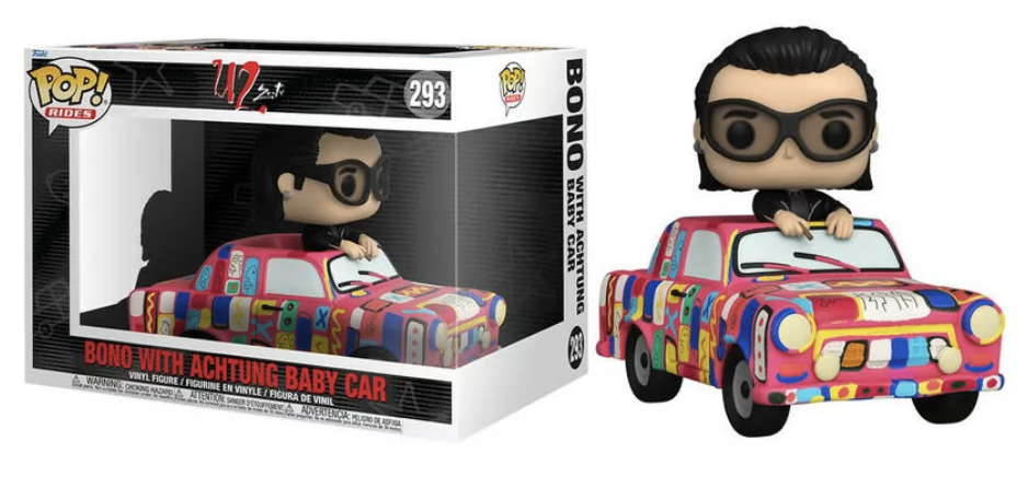 U2 - Bobble Head Funko Pop N° 293 : Bono with achtung baby car
