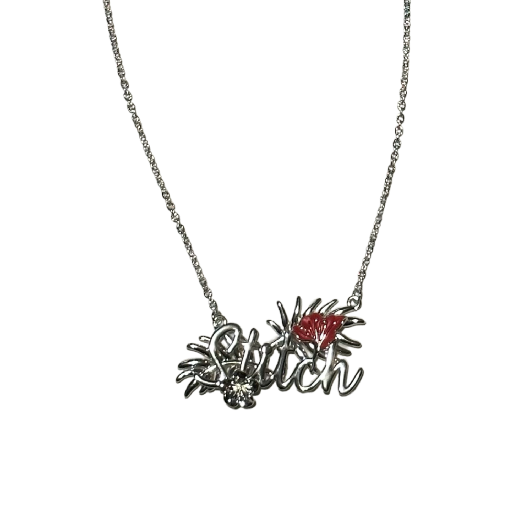 Disney - Lilo et Stitch : Collier flowers - necklace - Disneyland Paris - Disney parks - le palais des goodies