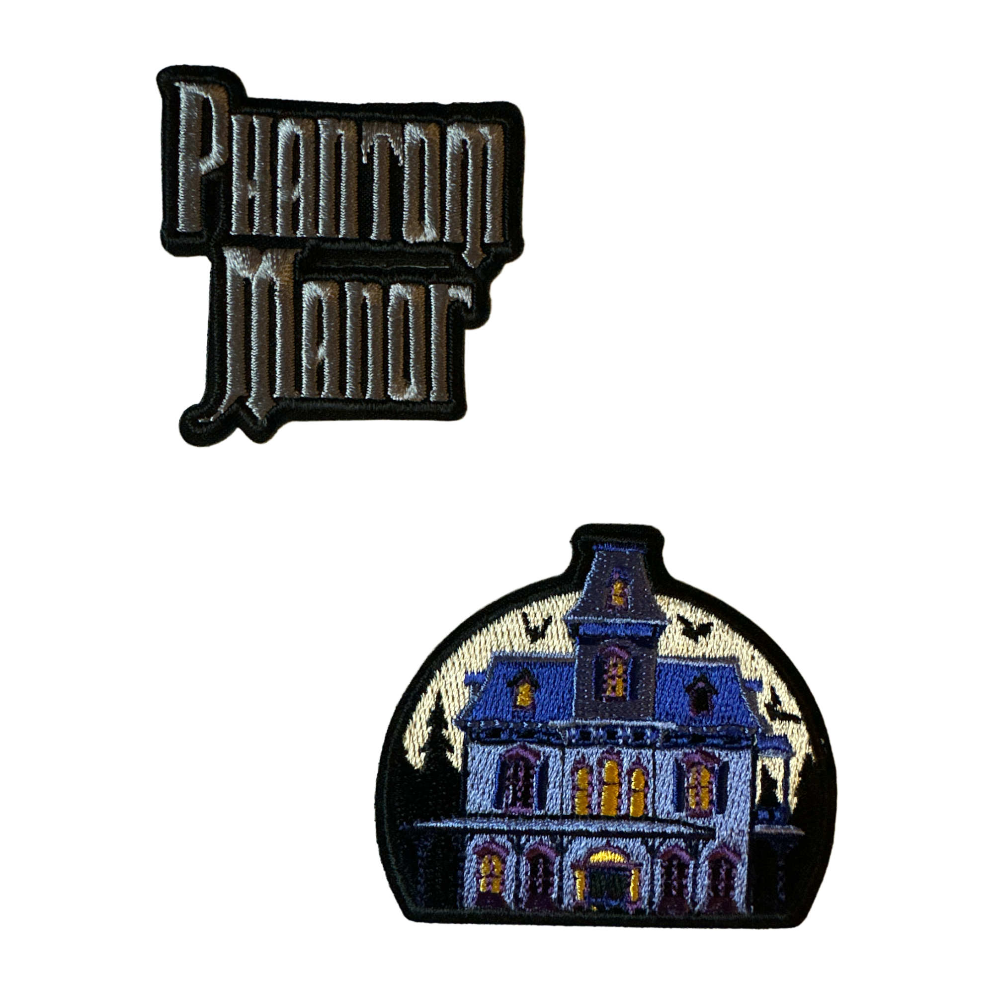 Disney - Phantom Manor : Lot 2 Patchs autocollants le palais des goodies