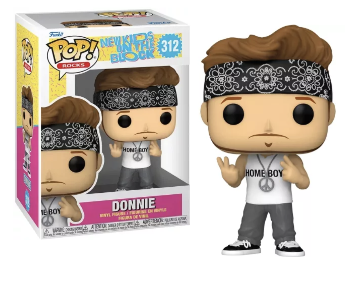 New Kids on the block - Bobble Head Funko Pop N° 312 : Donnie Wahlberg le palais des goodies