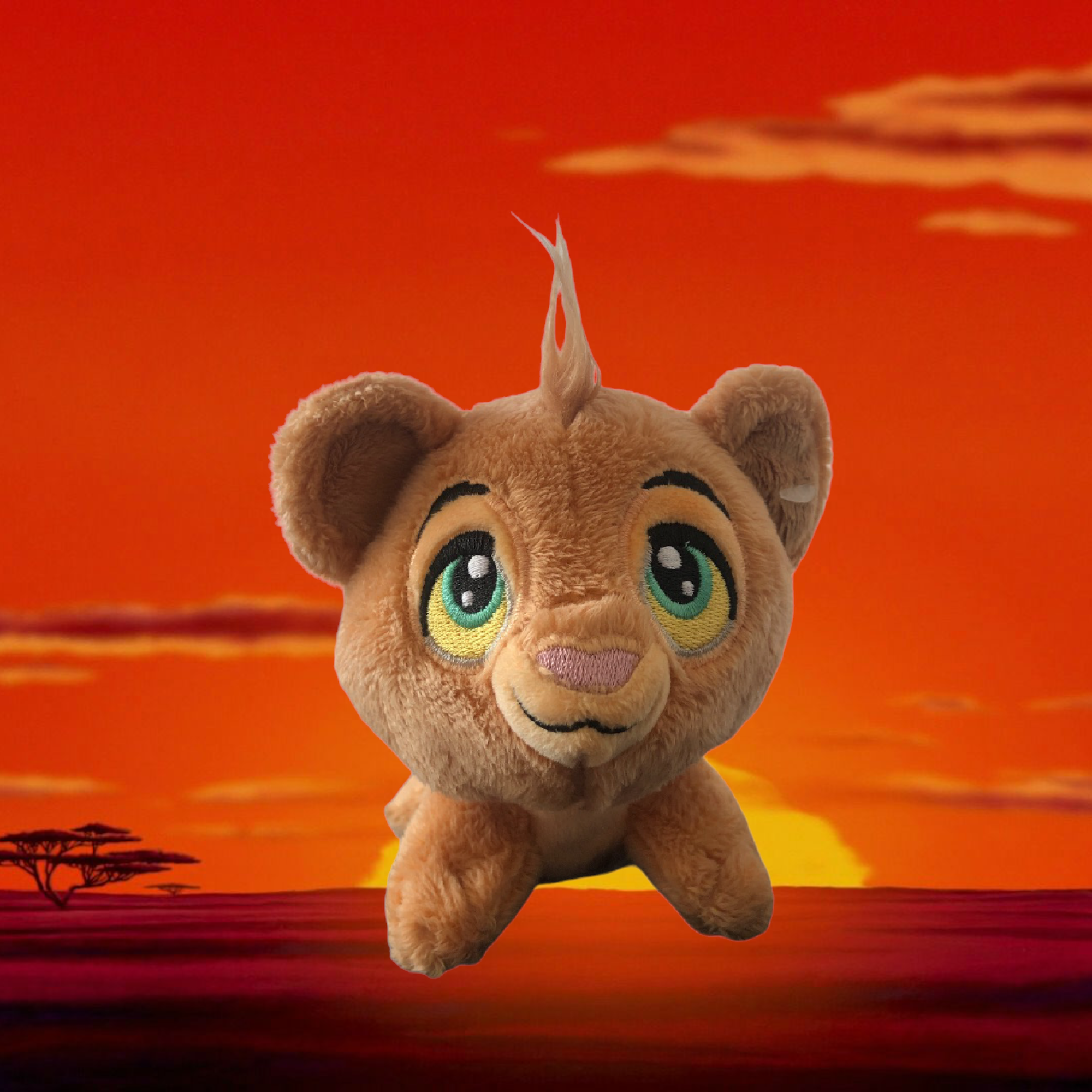 Disney - Le roi lion : Mini peluche naïf Nala le palais des goodies