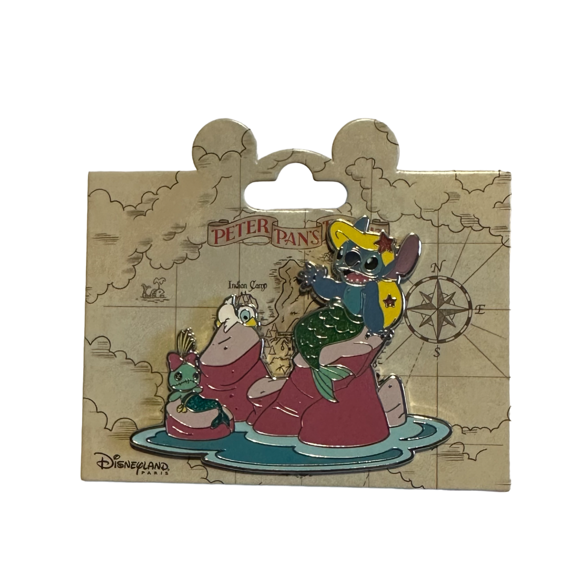 Disney - Lilo et Stitch : Pin's Stitch &quot;Peter Pan&quot; le palais des goodies