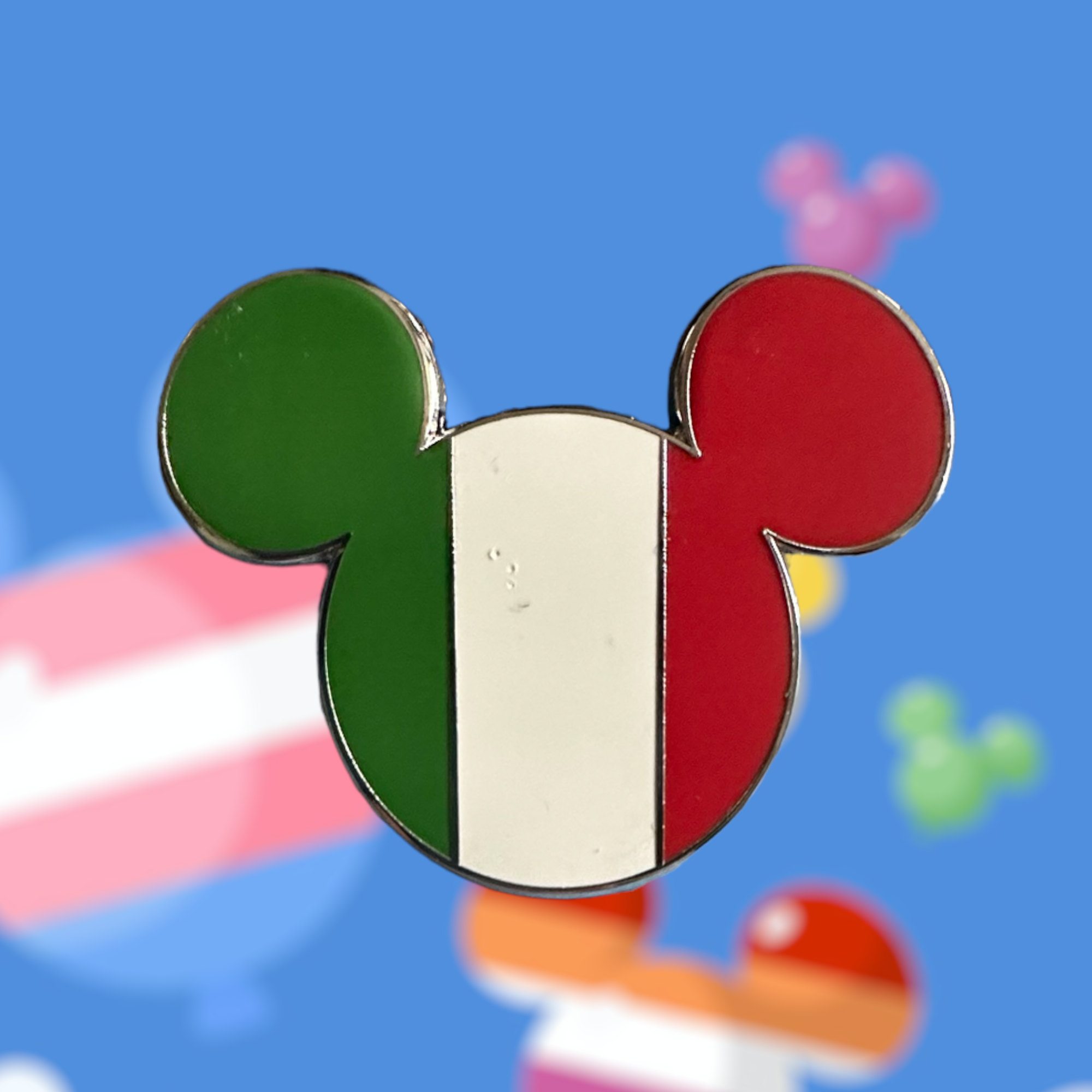 Disney - Mickey Mouse : Pin\'s drapeau Italy OE